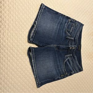 Suki Mid Rise Double Button Shorts by Silver Jeans